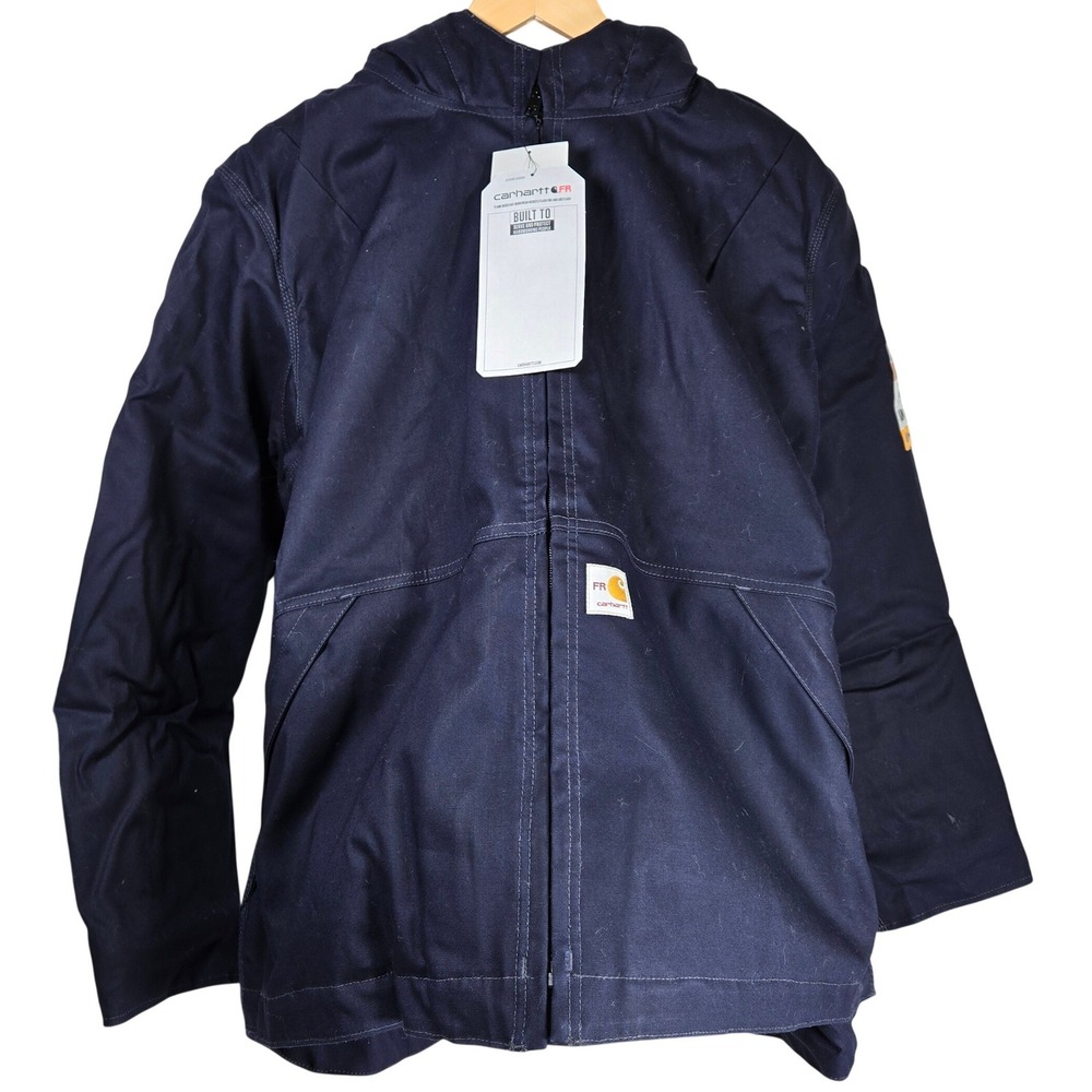 Carhartt 102694 Flame-Resistant Full Swing Quick Duck Jacket Womens XXL Navy‎